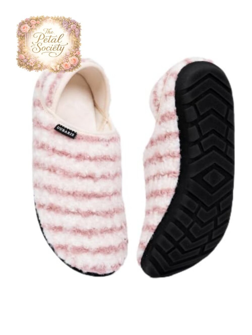 Fluffy Faux Fur Sock Slippers Thick Sole Non Slip Indoor Outdoor